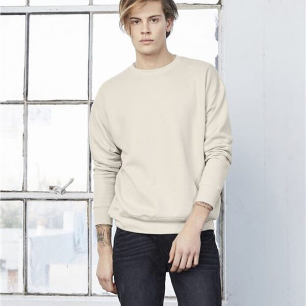 BELLA + CANVAS - Unisex Sponge Fleece Drop Shoulder Crewneck Sweatshirt Thumbnail